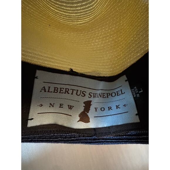 Albertus Swanepoel Helios Colorblock Straw Sun Hat - Picture 4 of 4